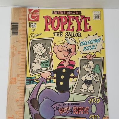 Vintage Popeye the Sailor Comic Book Charlton Comics No. 108 Collectors Issue June 15¢