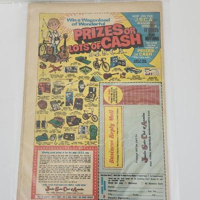 Vintage Popeye the Sailor Comic Book Charlton Comics No. 122 October UK 6p Meet Toar