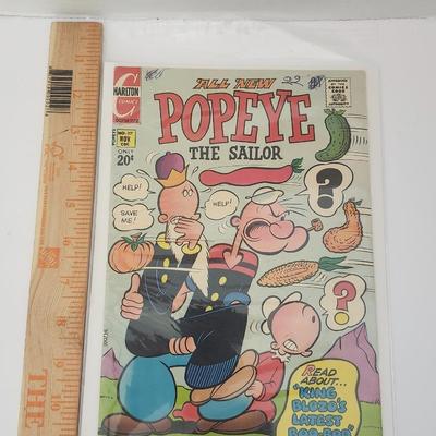 Vintage All New Popeye the Sailor Comic Book Charlton Comics No. 117 November 20¢