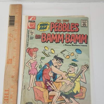 Teen-Age Pebbles and Bamm-Bamm Charlton Comics No. 1 Hanna-Barbera Vintage Comic Book