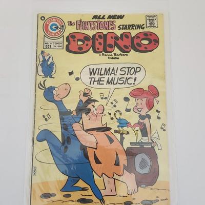 All New The Flintstones Starring Dino Charlton Comics No 6 Oct 1974 Hanna Barbera Vintage Comic