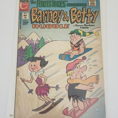 All New Flintstones Neighbors Barney and Betty Rubble Charlton Comics No 3 May Issue Hanna Barbera