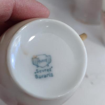 Thomas Sevres Bavaria Chocolate Pot with Two Cups