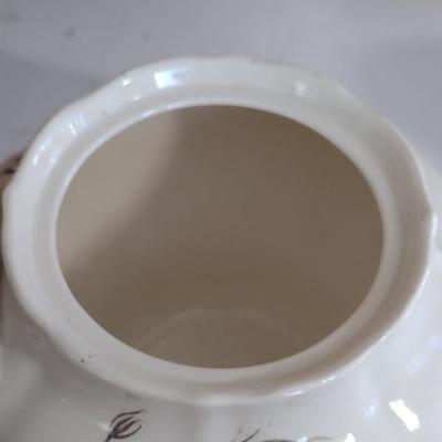 Spode Copeland Teapot, Cream Pitcher, and Covered Sugar Bowl