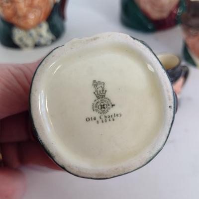 Collection of Royal Doulton Toby Mugs- Assorted Sizes- Seven Pieces