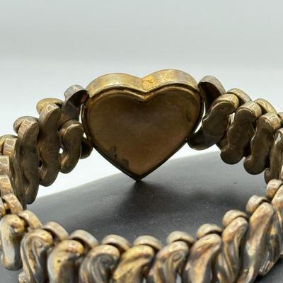 LOT 162: Antique Sweetheart Expansion Bracelet