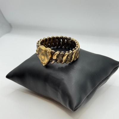 LOT 162: Antique Sweetheart Expansion Bracelet