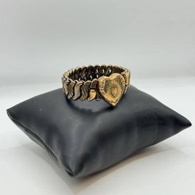 LOT 162: Antique Sweetheart Expansion Bracelet