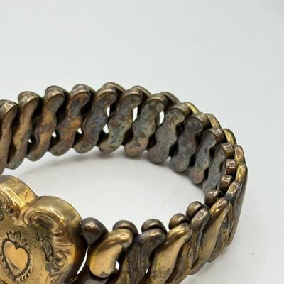 LOT 162: Antique Sweetheart Expansion Bracelet
