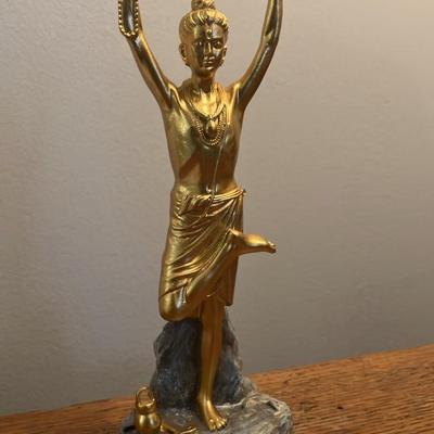 BAPS Official Shri Nilkanth Varni Tapomurti Statue - 6" Gold Murti in Original Box - Akshardham