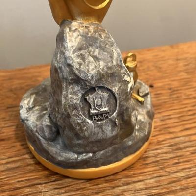 BAPS Official Shri Nilkanth Varni Tapomurti Statue - 6" Gold Murti in Original Box - Akshardham