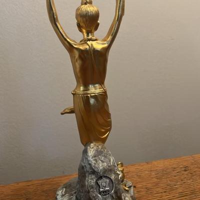 BAPS Official Shri Nilkanth Varni Tapomurti Statue - 6" Gold Murti in Original Box - Akshardham