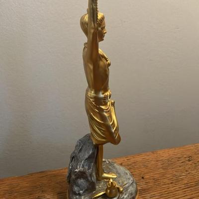 BAPS Official Shri Nilkanth Varni Tapomurti Statue - 6" Gold Murti in Original Box - Akshardham