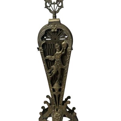 Vintage Brass Fireplace Fan Screen