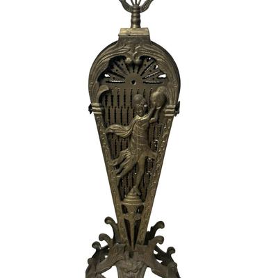 Vintage Brass Fireplace Fan Screen