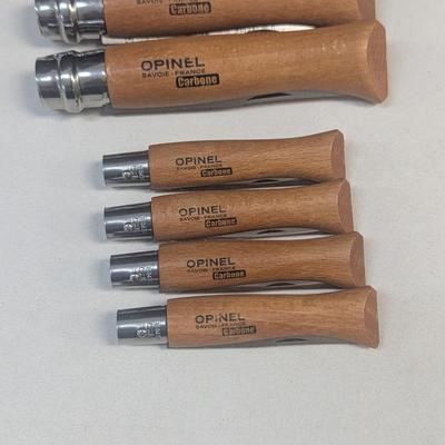 No. 5 & No. 9 Opinel Marque Deposee Folding Knives With Beechwood Handles #2