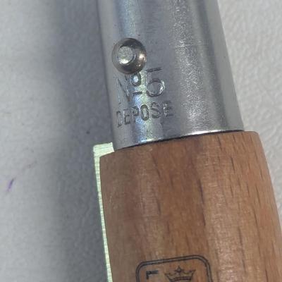 No. 5, No. 6, & No. 8 Opinel Marque Deposee Folding Knives With Beechwood Handles #5