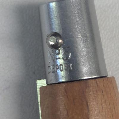 No. 5, No. 6, & No. 8 Opinel Marque Deposee Folding Knives With Beechwood Handles #5