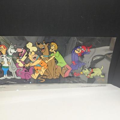 Hanna-Barbera "A Man And His Dog" 22 1/ 4" x 10 3/4" COA