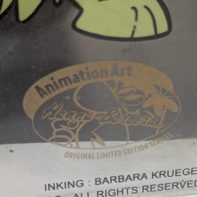 Hanna-Barbera "A Man And His Dog" 22 1/ 4" x 10 3/4" COA