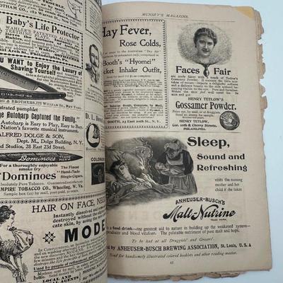 The May Munsey’s Magazine – 1896 Issue (Original Periodical)