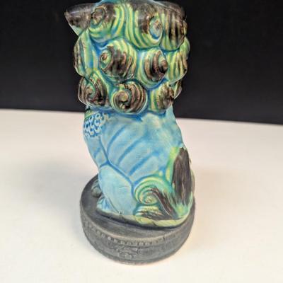 Vintage Bradley Japanese Hand Painted Foo Dog Porcelain Bank