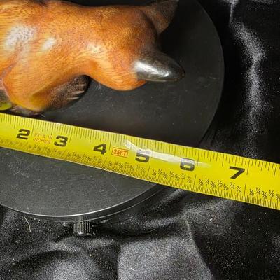 Hand-Carved Wooden Cat Shelf Sitter Figurine | Artisan Folk Art Home Decor