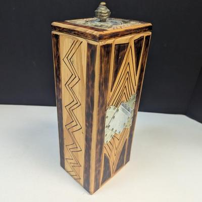 Vintage Handmade Carved Box w/ Lid