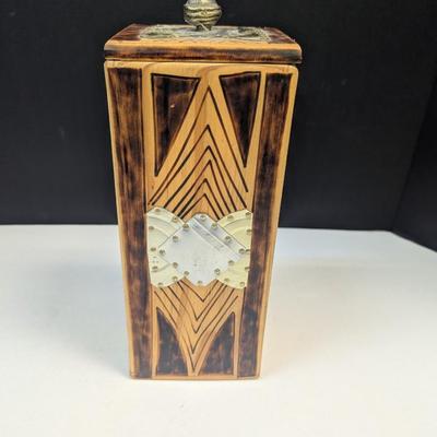 Vintage Handmade Carved Box w/ Lid