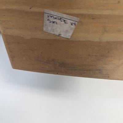 Vintage Handmade Carved Box w/ Lid