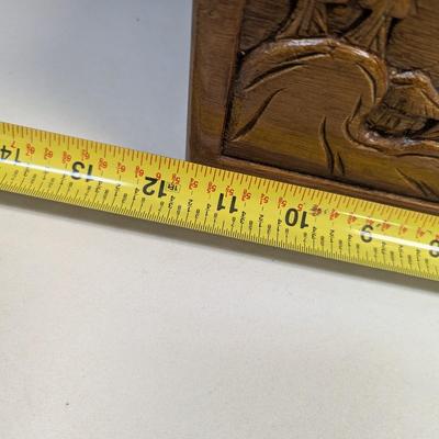 Asian Chinese Hand Carved Nesting Jewelry Chests