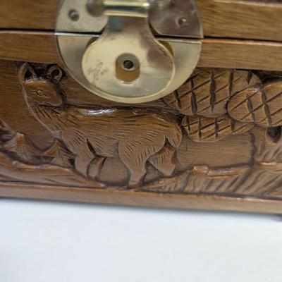Asian Chinese Hand Carved Nesting Jewelry Chests