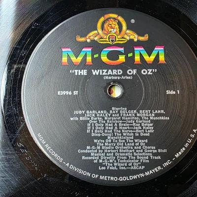 Vintage MGM “The Wizard of Oz” Original Motion Picture Soundtrack LP – Judy Garland – No Cover