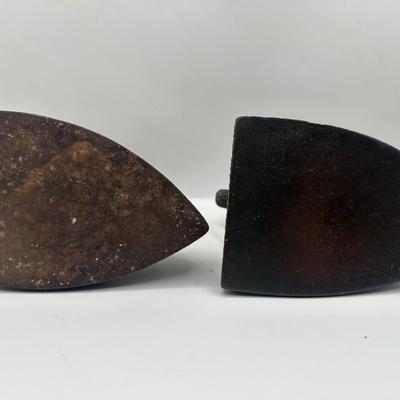 Pair of Antique Cast Iron Irons
