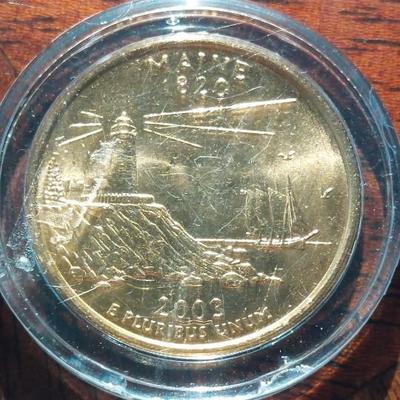 Gold Plated Quarter 2003