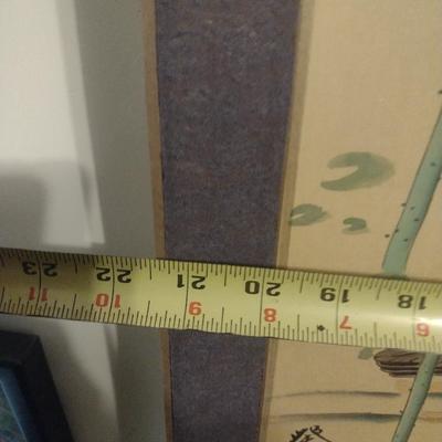 Vintage Asian Theme Fabric Wall Decor Choice A