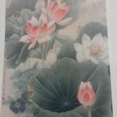 Vintage Asian Theme Fabric Wall Decor Choice B