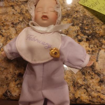 1993 Birthstone Baby Amethyst Ashton-Drake Galleries