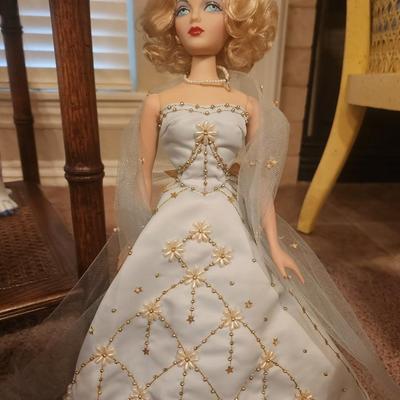 Gene Marshall Blue Ball Gown