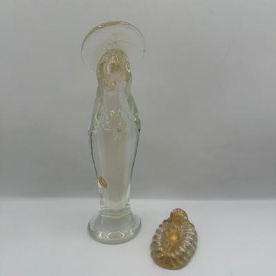 Murano Italian Art Glass Religious Figures