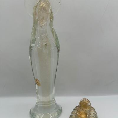 Murano Italian Art Glass Religious Figures