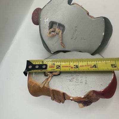 Bossons Chalkware Character Wall Masks, England, Group of Four