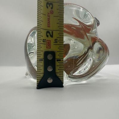 Murano Art Glass Parrot Sculpture, Made in Italy