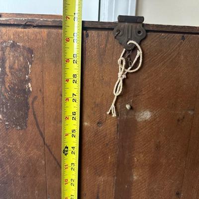 Antique Forestville Manufacturing Co. Eight-Day Wood Wall Clock