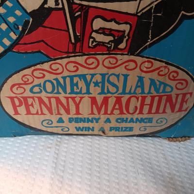CONEY-ISLAND PENNY CRANE MACHINE BY REMCO