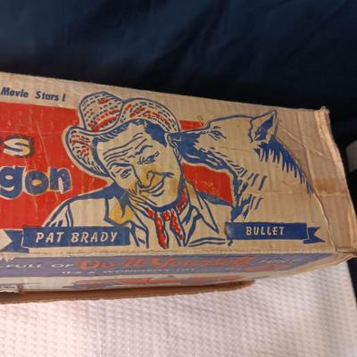 ROY ROGERS FIX-IT CHUCK WAGON AND JEEP TOY BY IDEAL IN GREAT SHAPE!