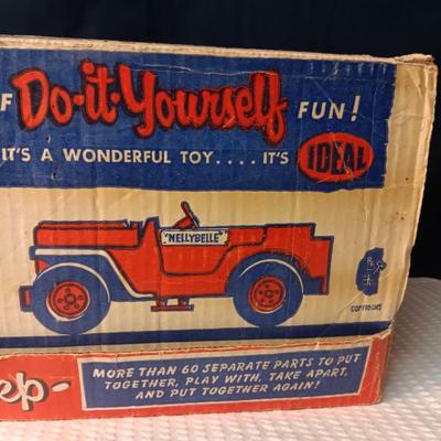 ROY ROGERS FIX-IT CHUCK WAGON AND JEEP TOY BY IDEAL IN GREAT SHAPE!