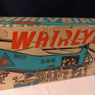 WORKING WHIRLYBIRD MOTORIZED RESCUE HELICOPTER 25 MAN ATTACK FORCE BY REMCO
