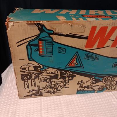 WORKING WHIRLYBIRD MOTORIZED RESCUE HELICOPTER 25 MAN ATTACK FORCE BY REMCO