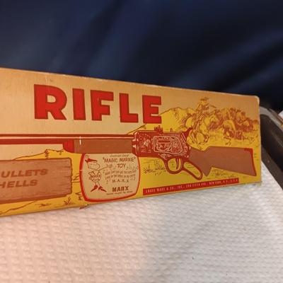 TOY BULLET SHOOTING CAP RIFLE BY MARX